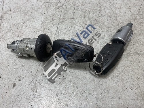 FORD TRANSIT 350 L3 H2 13-19 Ignition Barrel & 2 Keys & Door Lock